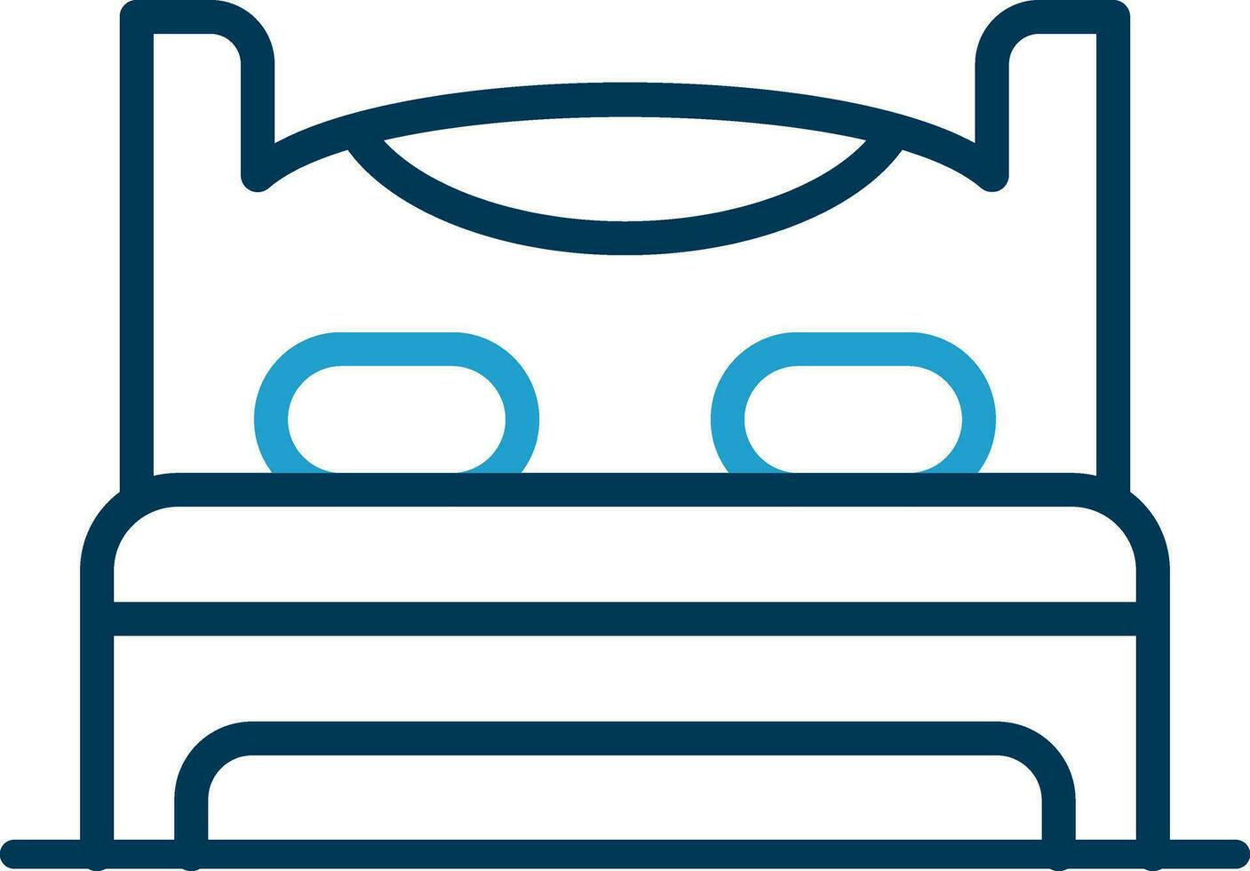Bed Vector Icon Design