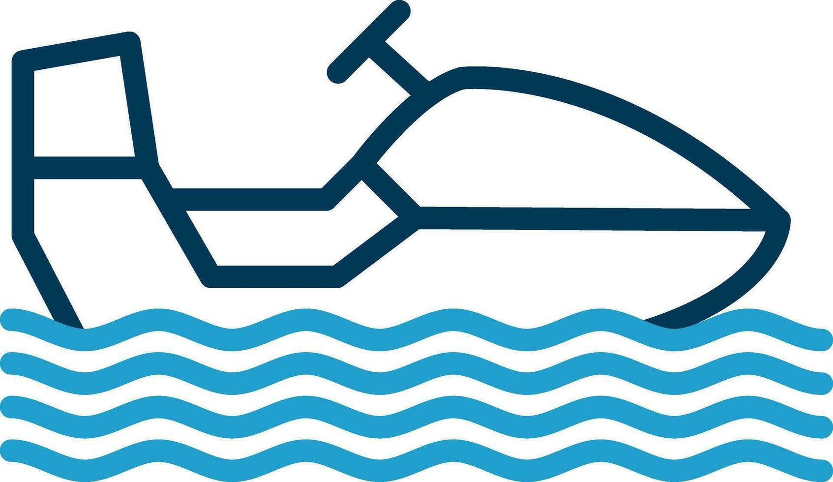 Snowmobile Vector Icon Design