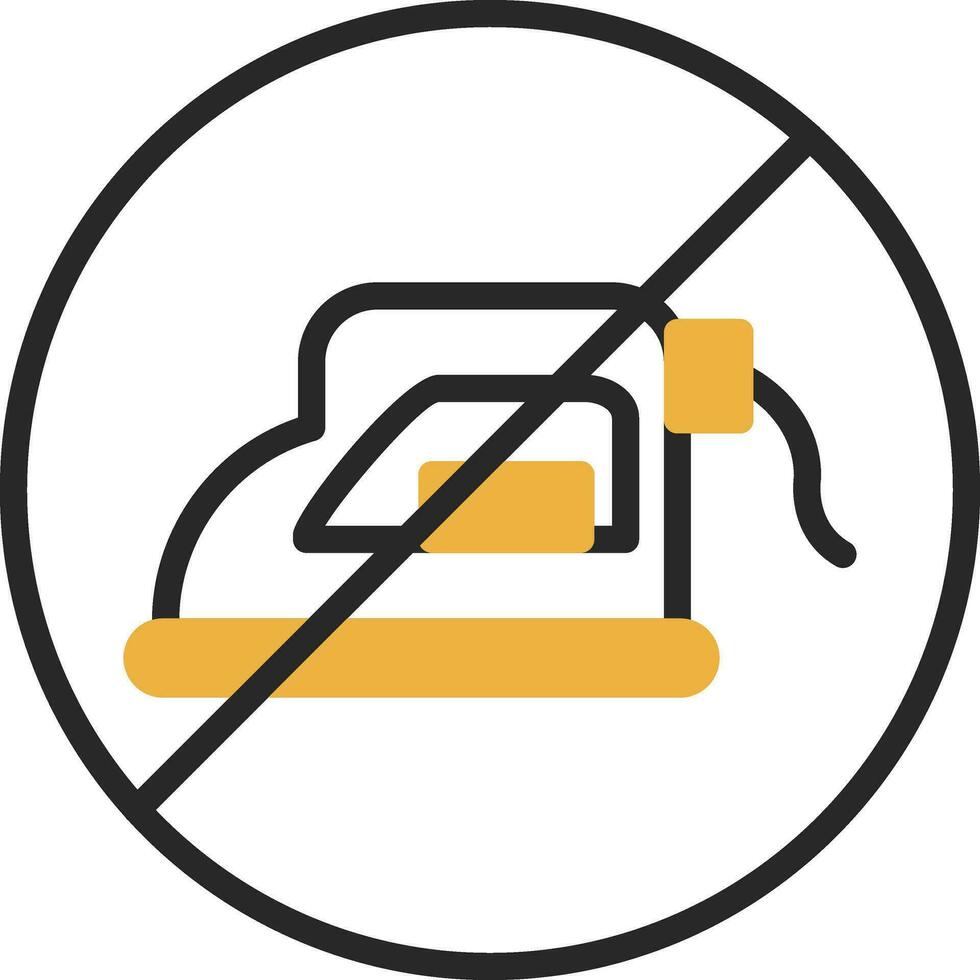 No iron Vector Icon Design