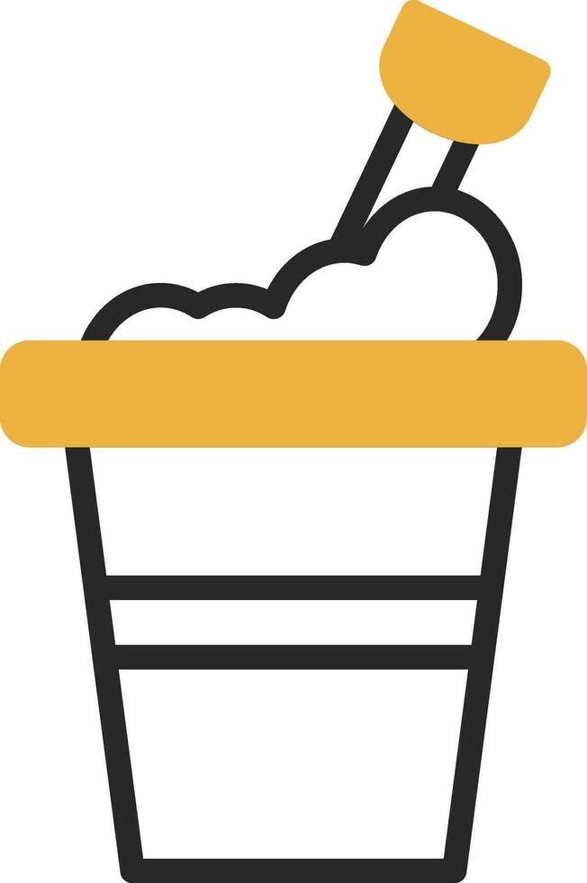 Bucket Vector Icon Design