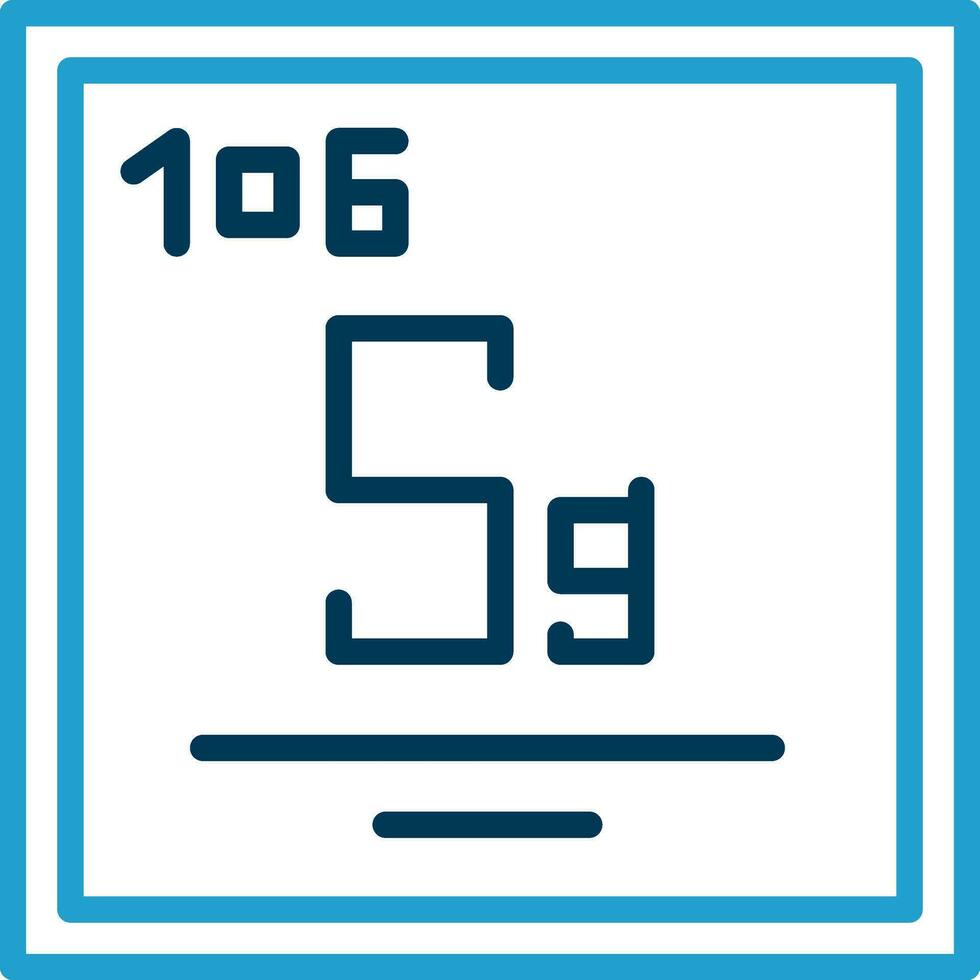 Seaborgium Vector Icon Design
