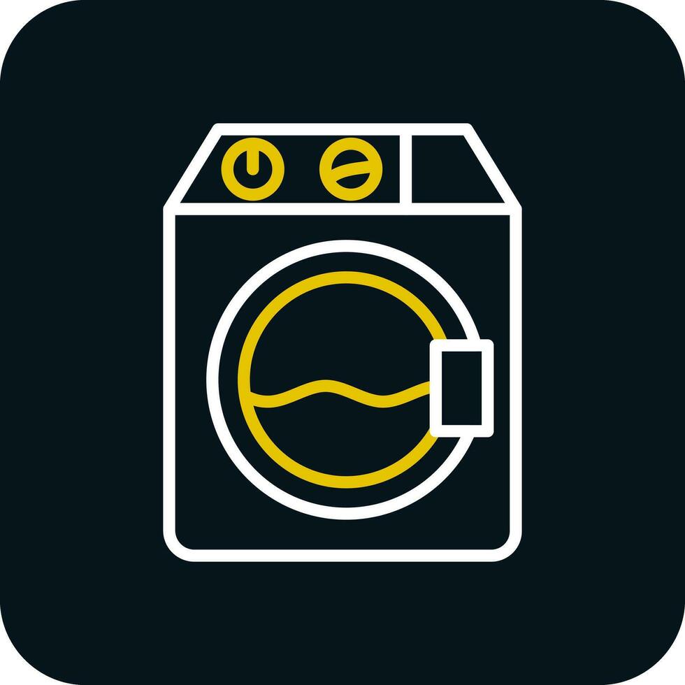 Washer machine Vector Icon Design