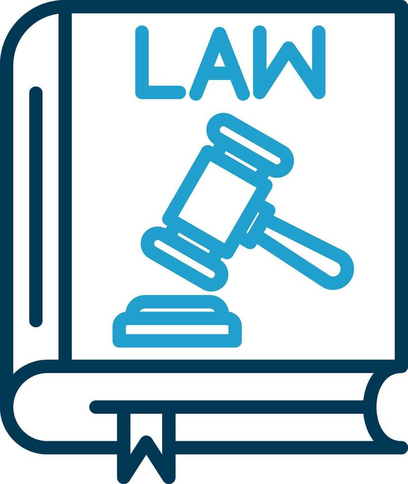 Law book Vector Icon Design
