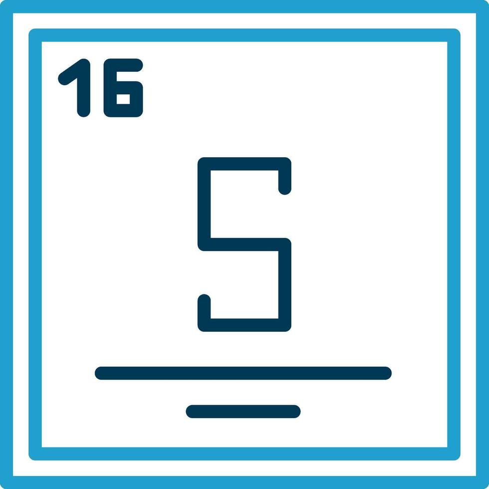 Sulfur Vector Icon Design