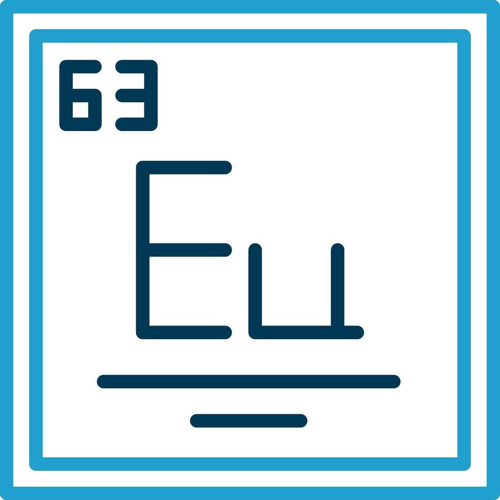 Europium Vector Icon Design