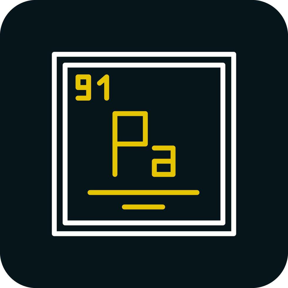 Protactinium Vector Icon Design