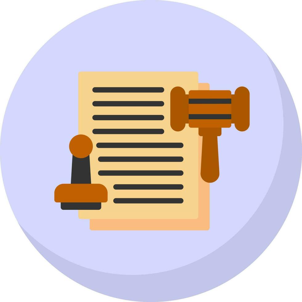 Corporate laws Vector Icon Design