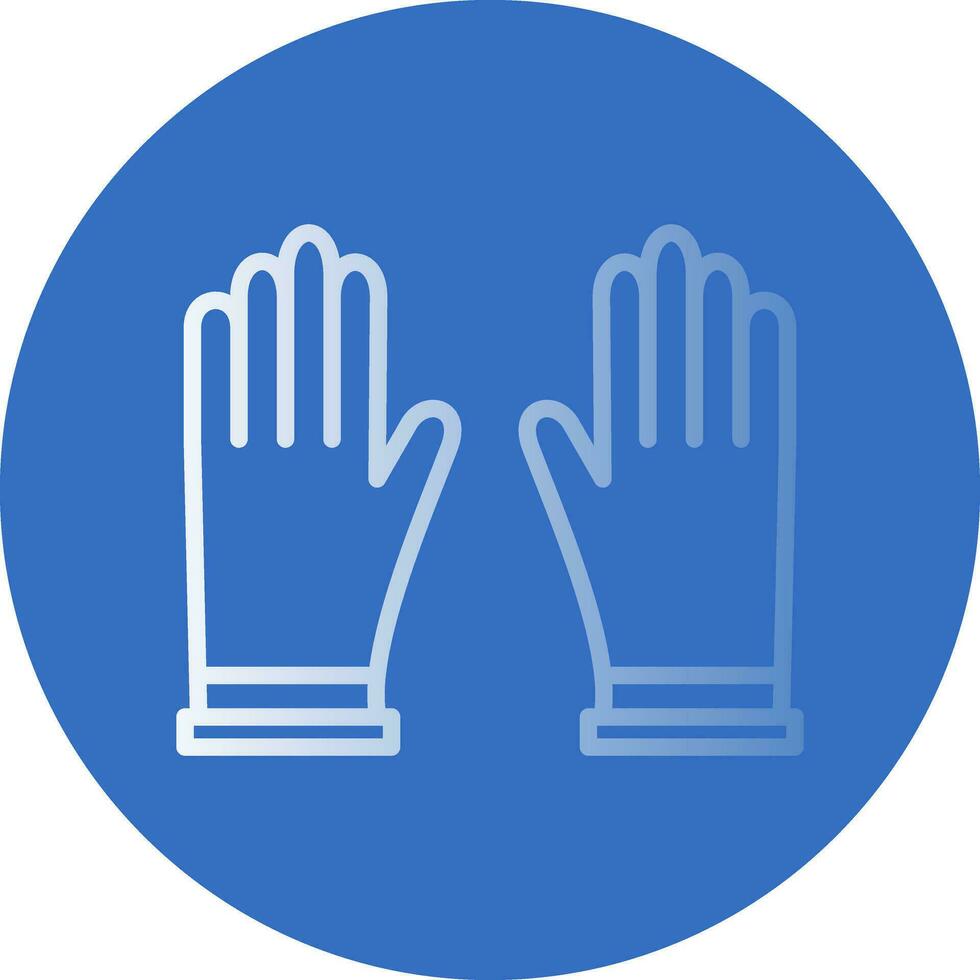 guantes, vector, icono, diseño vector