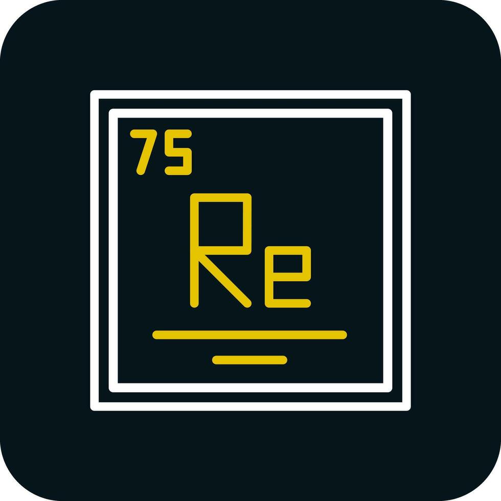 Rhenium Vector Icon Design