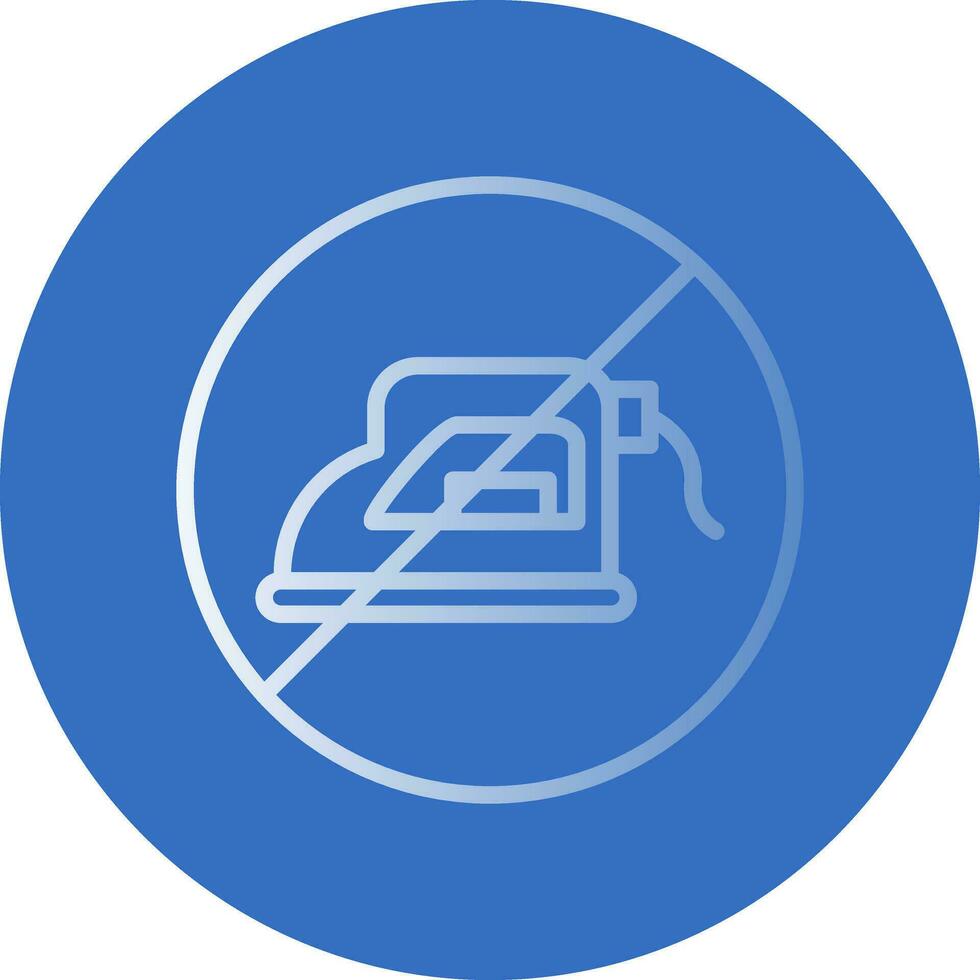 No iron Vector Icon Design