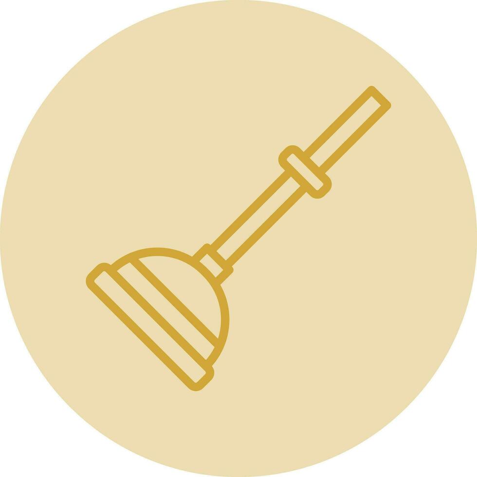 Plunger Vector Icon Design
