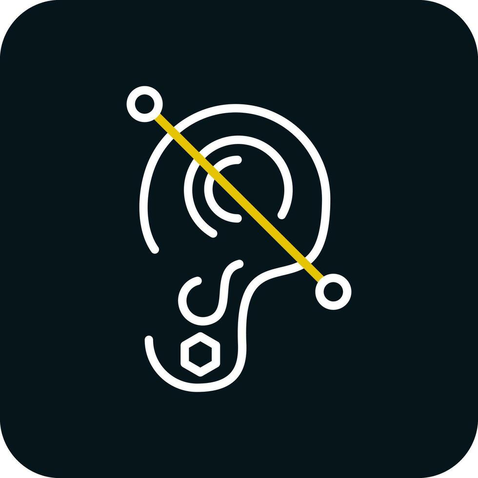 Percing line Vector Icon Design