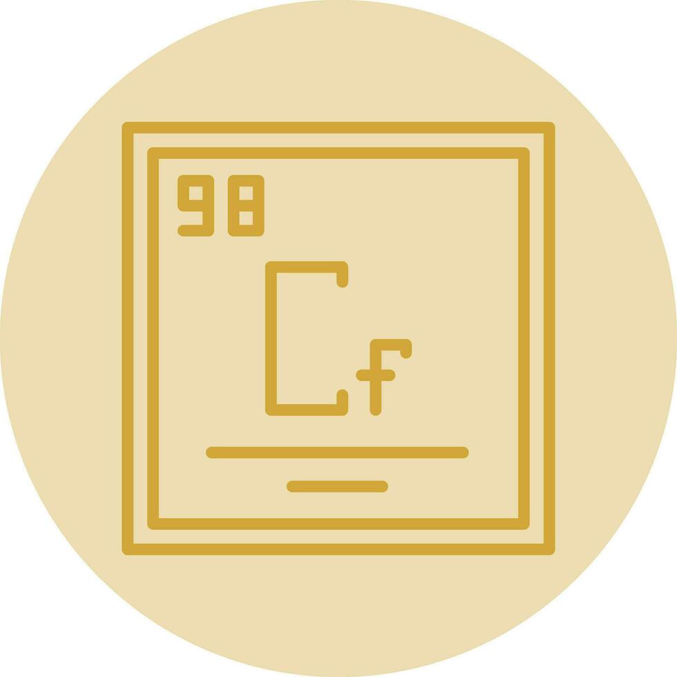 Californium Vector Icon Design