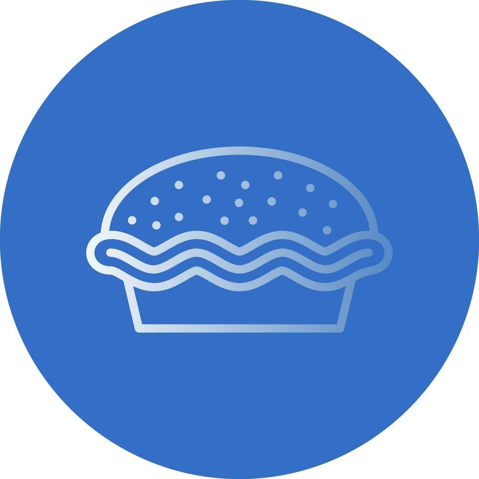Pie Vector Icon Design