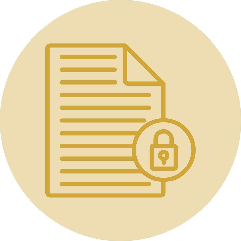 Secure data Vector Icon Design