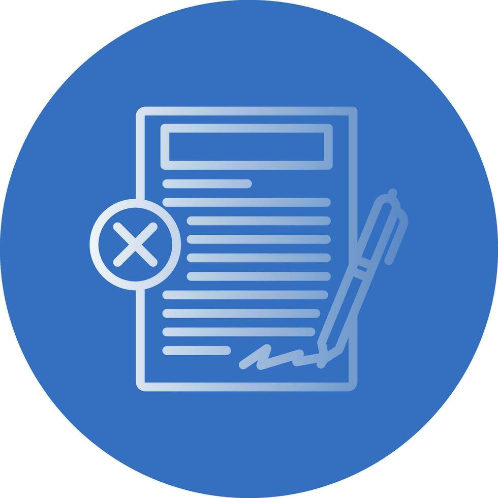 Disagreement Vector Icon Design