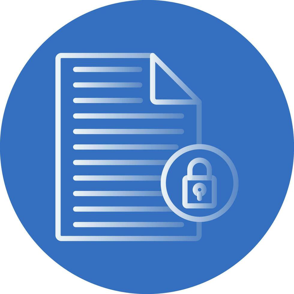 Secure data Vector Icon Design