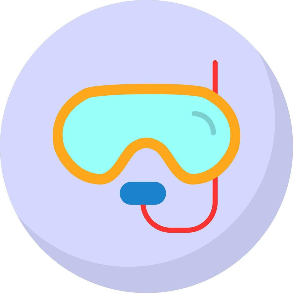 Diving mask Vector Icon Design