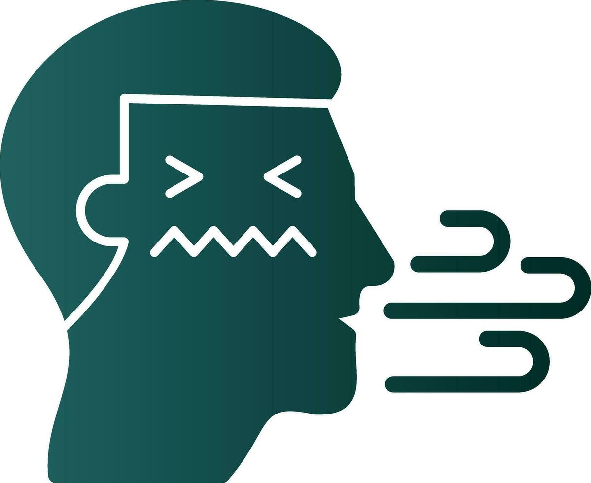 Bad breath Vector Icon Design