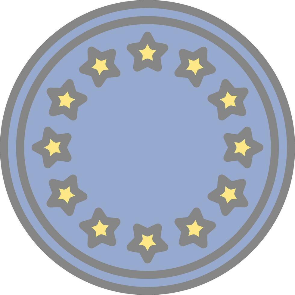 europeo Unión vector icono diseño