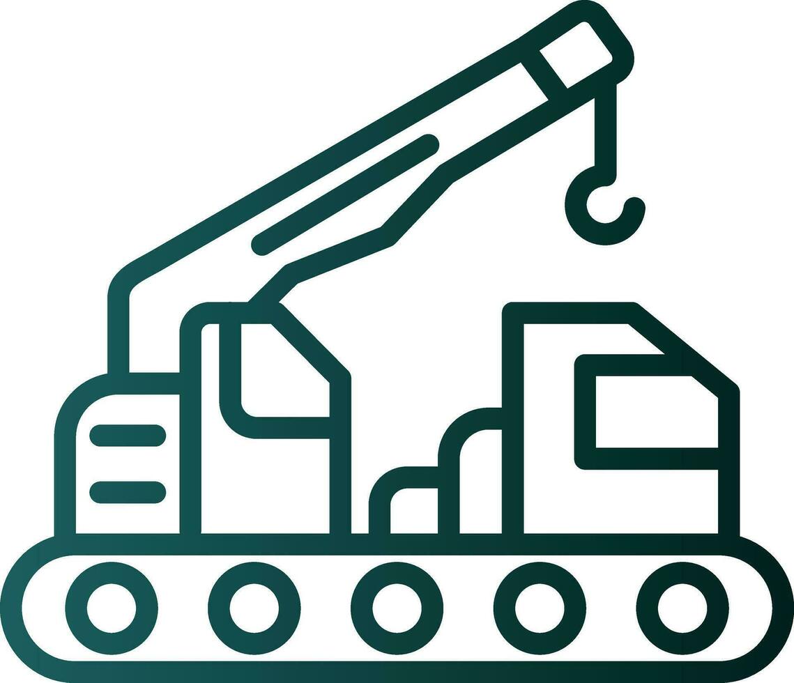 Crane Vector Icon Design