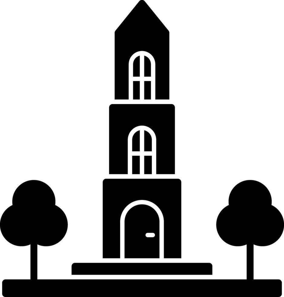 Dom tower Vector Icon Design