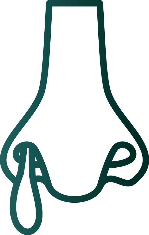 Runny nose Vector Icon Design