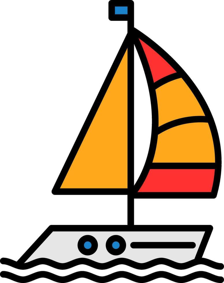 Boat Vector Icon Design