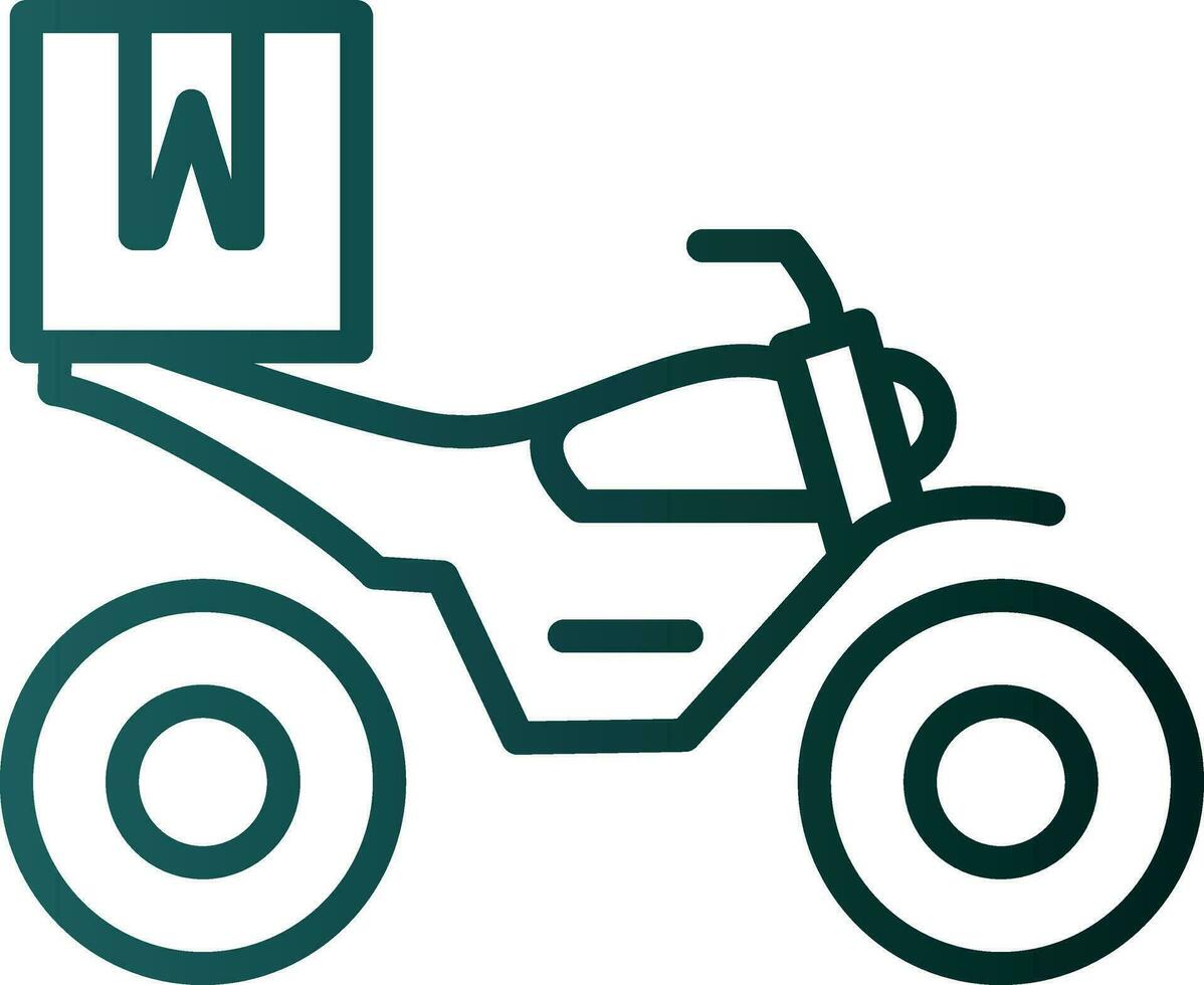 Motocross Vector Icon Design