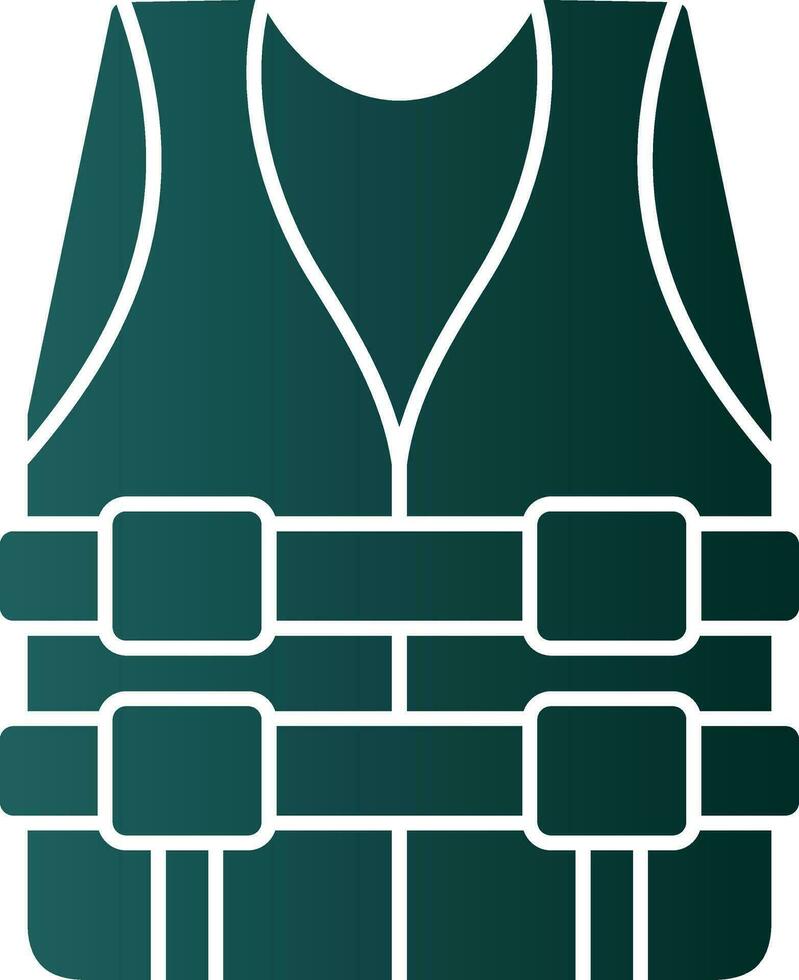 Life jacket Vector Icon Design