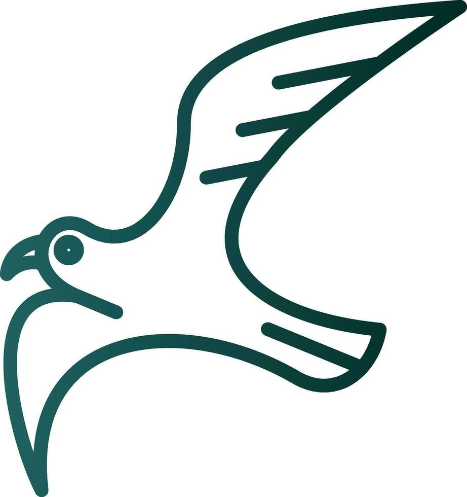 Seagull Vector Icon Design