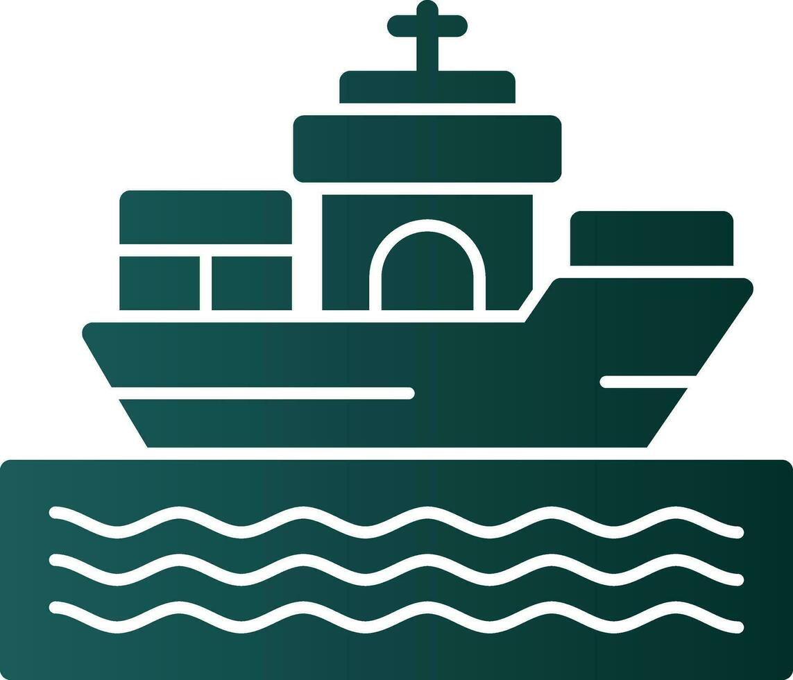 Ship Vector Icon Design