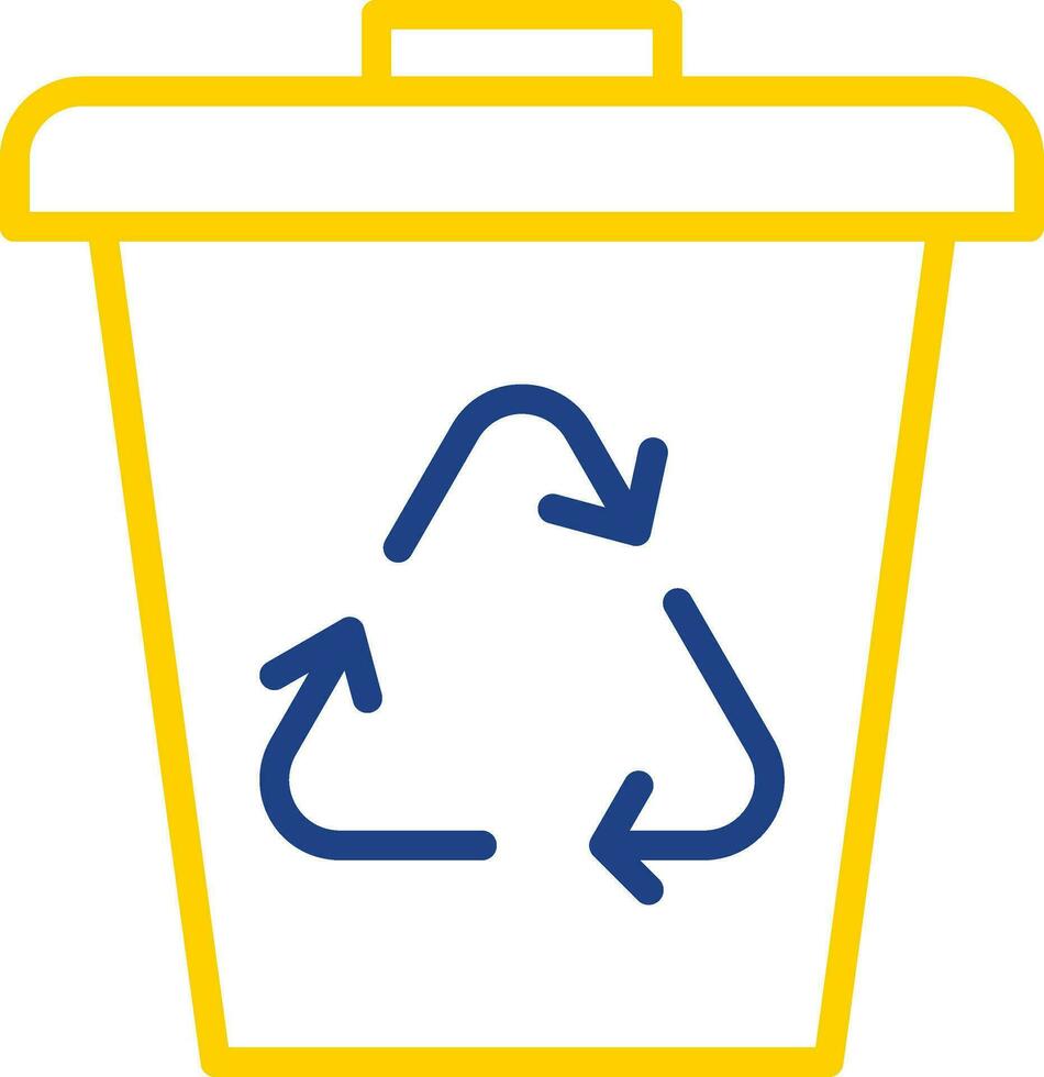 Waste bin Vector Icon Design