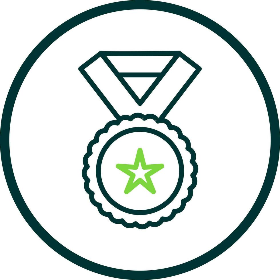 diseño de icono de vector de medalla