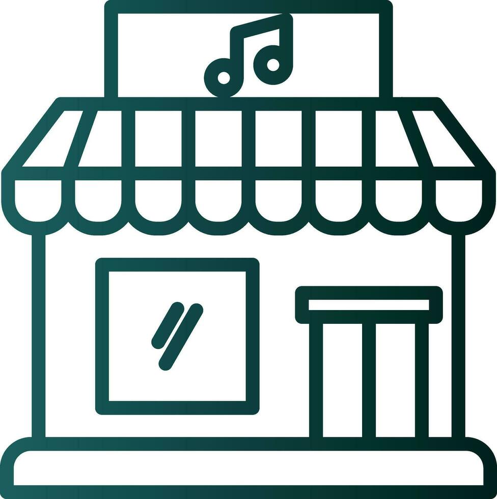 Music shop Vector Icon Design