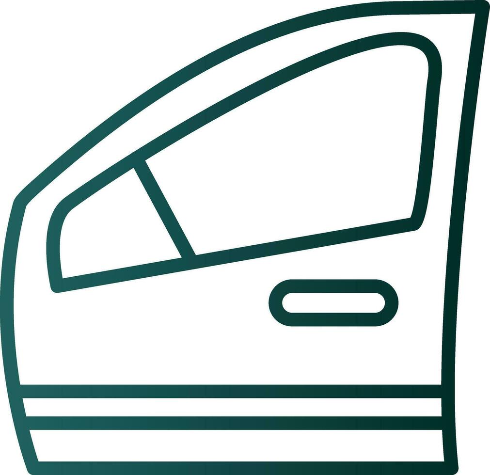 Car door Vector Icon Design