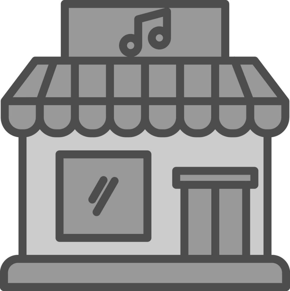 Music shop Vector Icon Design