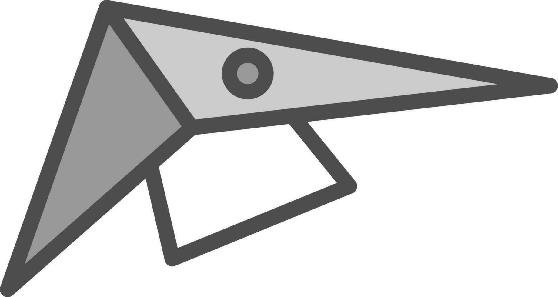 Hang gliding Vector Icon Design