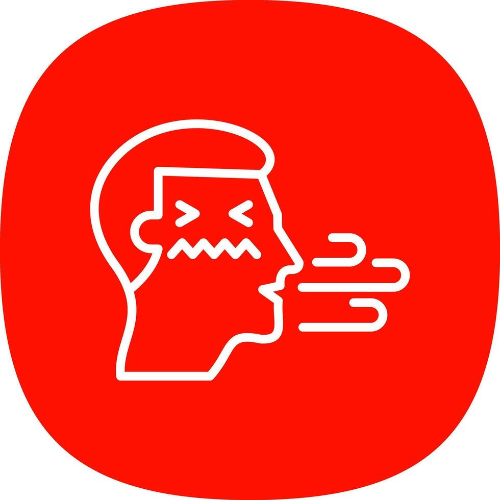 Bad breath Vector Icon Design