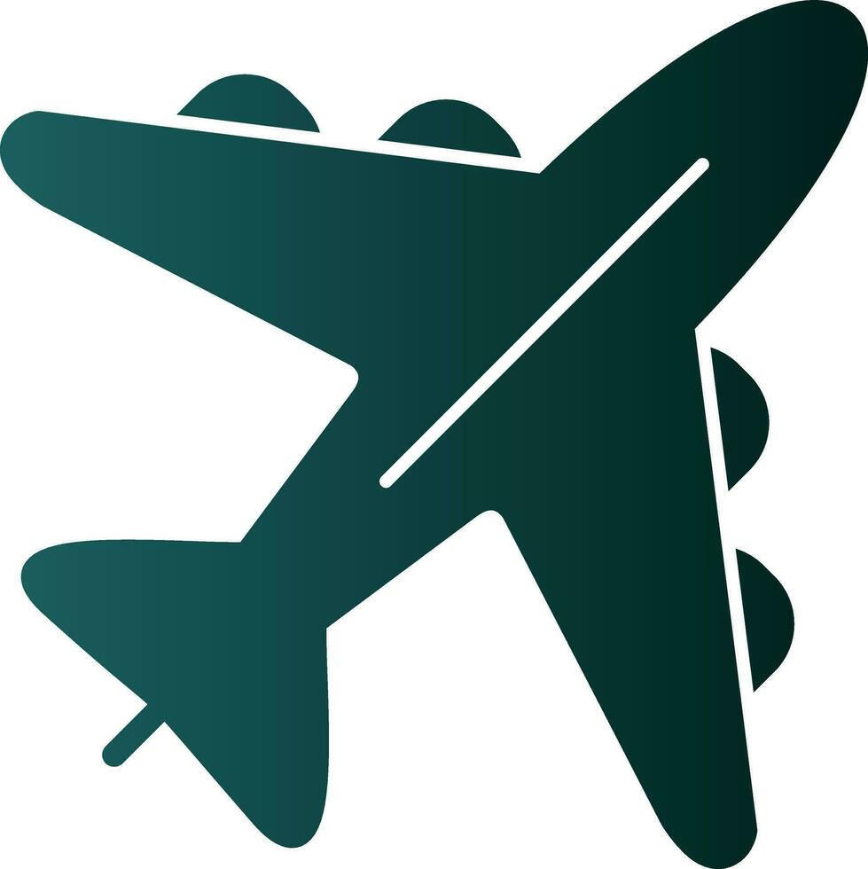 Airplane Vector Icon Design