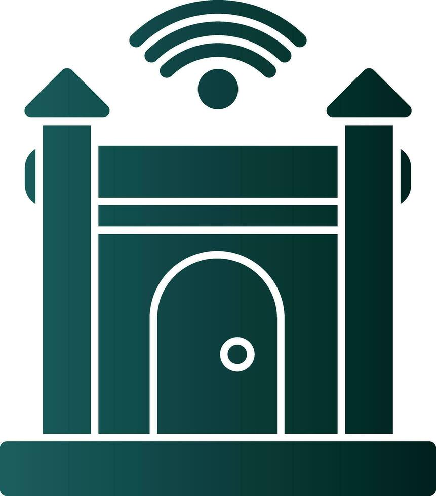 Halle gate Vector Icon Design