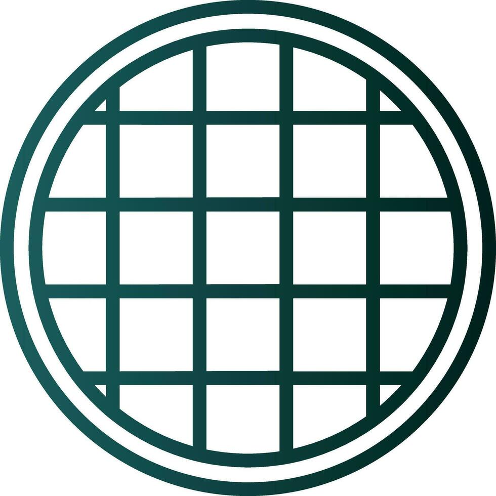 Waffle Vector Icon Design