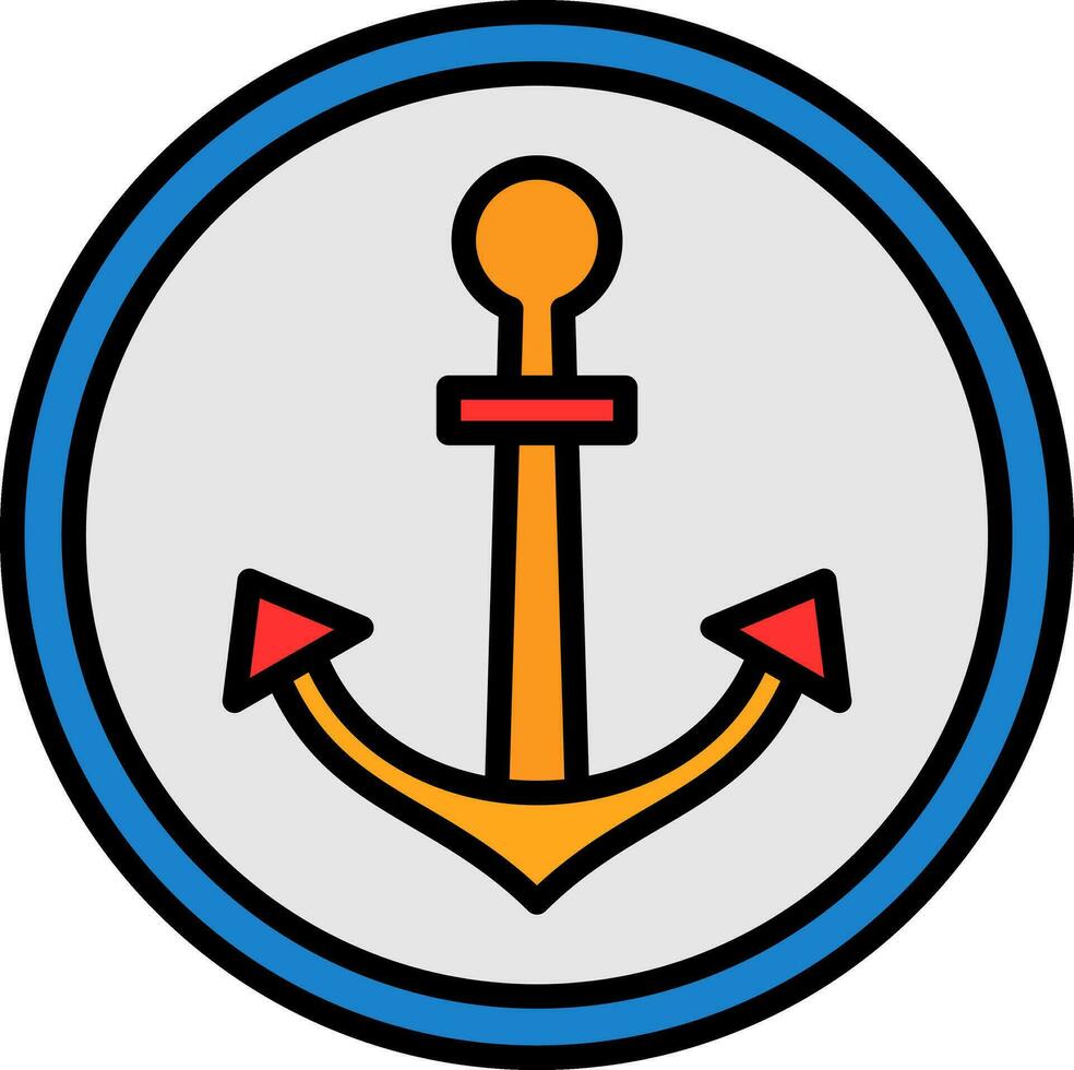 Anchor Vector Icon Design