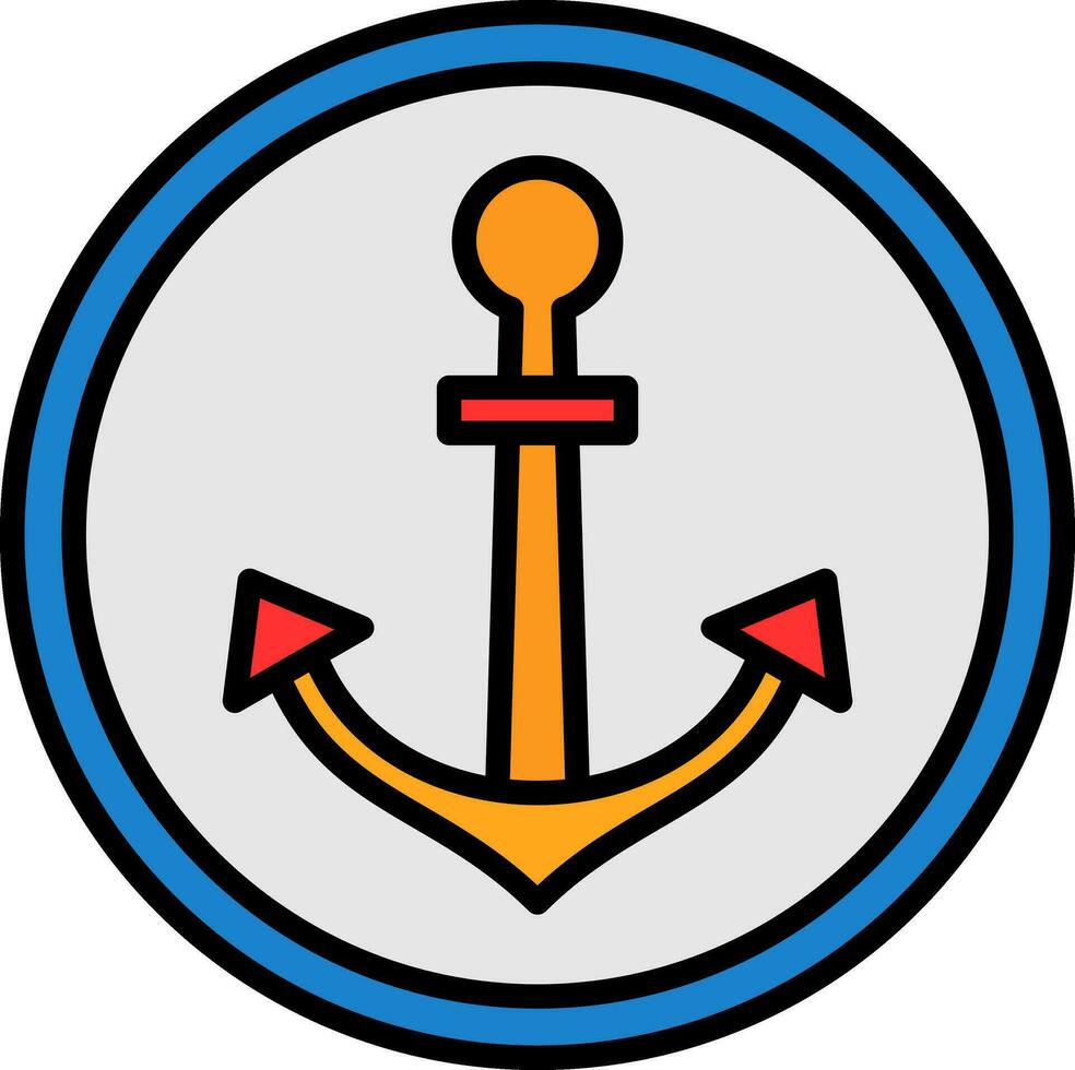 Anchor Vector Icon Design