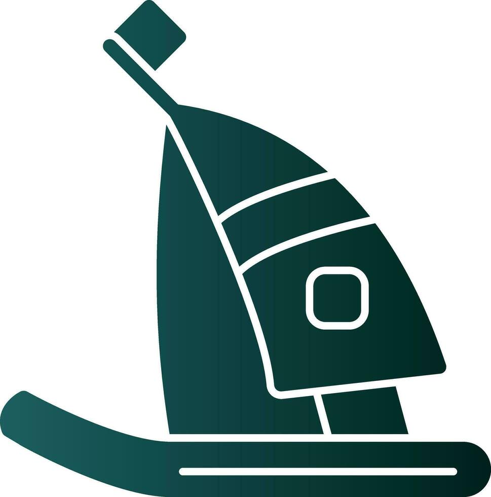 Windsurf Vector Icon Design