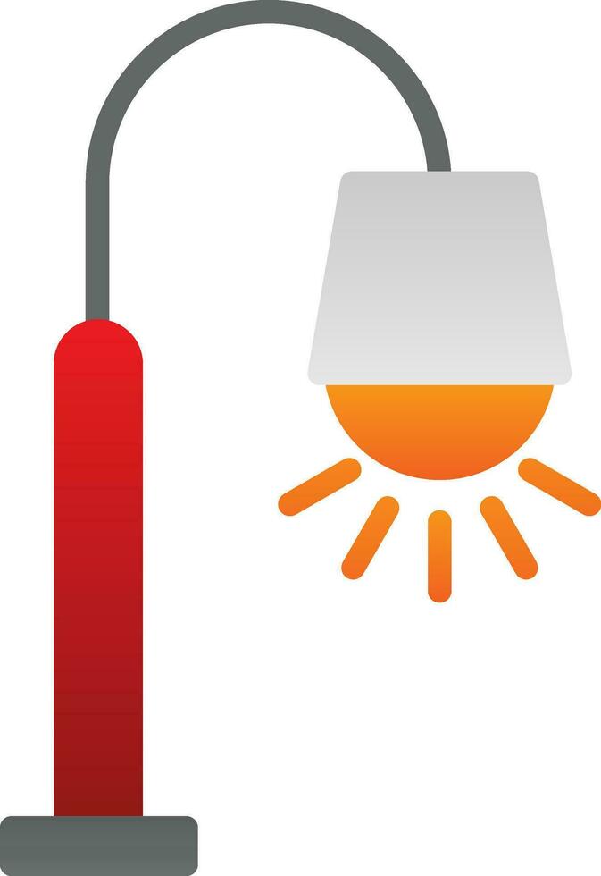 Street lamp Vector Icon Design