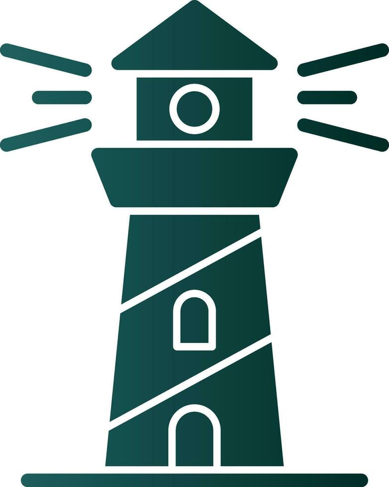 Lighthouse Vector Icon Design