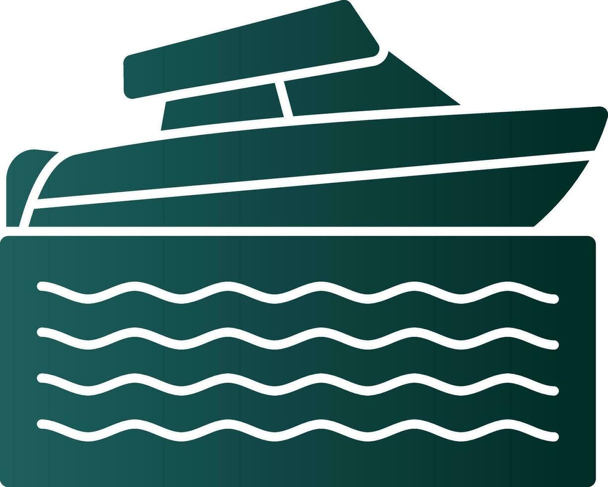 Speed boat Vector Icon Design