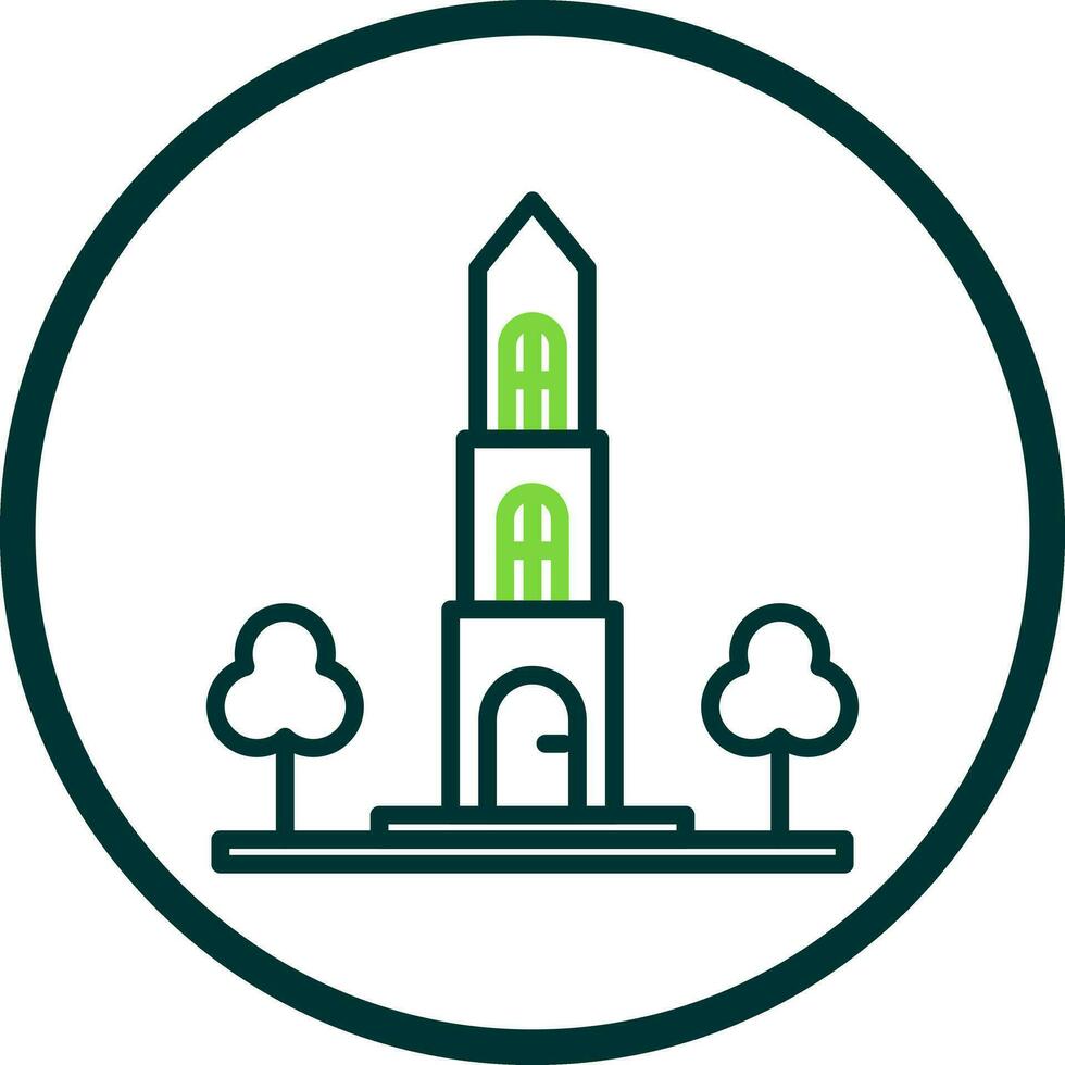 Dom tower Vector Icon Design