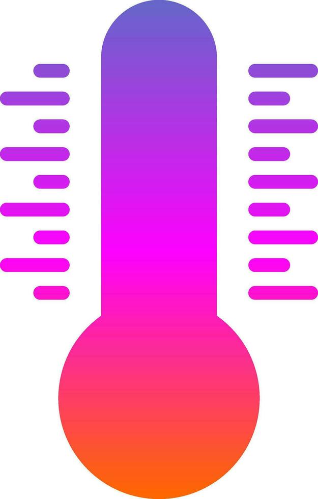 Thermometer Vector Icon Design